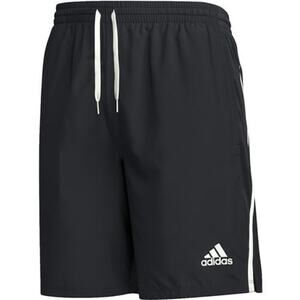 Adidas TI 3P Athletic Training Shorts Drawstring Waist Black/White Size M